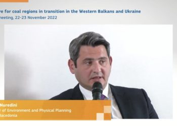 Нуредини: Зелена транзиција е наш приоритет, но е потребна техничка поддршка за да ги постигнеме целите на Европа за 2030 и 2050