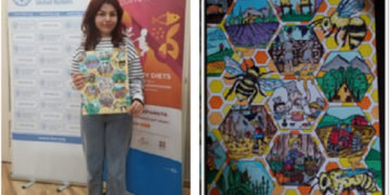 Патот на храната – Младa македонска уметница победи на глобалниот ликовен конкурс на ФАО по повод Светскиот ден на храната