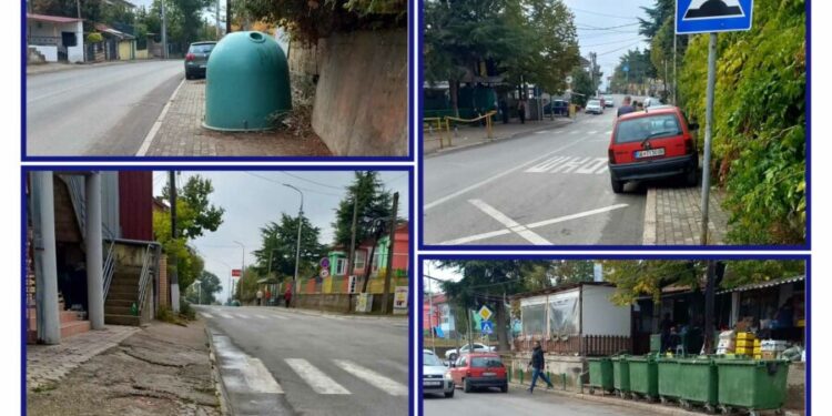 Кој ги „изеде“ тротоарите на главната улица во Радишани