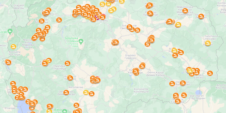 Шанса за Центар мапираше јавни објекти загадувачи низ цела Македонија