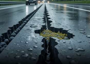 Германија инсталира самолекувачки бетонски патишта кои ги поправаат пукнатините со дождовница