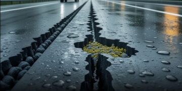 Германија инсталира самолекувачки бетонски патишта кои ги поправаат пукнатините со дождовница