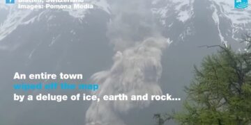 „Врв на ледениот брег“: Уништувањето на селото Блатен, Швајцарија, го става под ризик целиот алпски регион под влијание на климатските промени